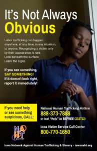 Labor Trafficking Poster